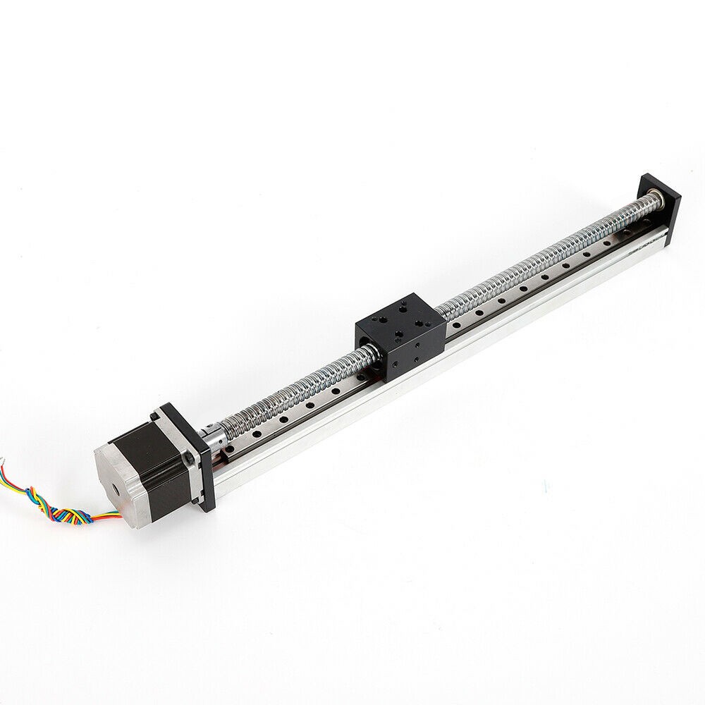 600mm CNC Linear Guide Rail Slide Stage Actuator Ball Screw Stroke Nema 23 Motor