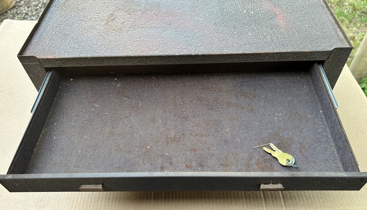 KENNEDY 2 Drawer Tool Box Riser MC-22 USA Made Machinist Toolbox Chest