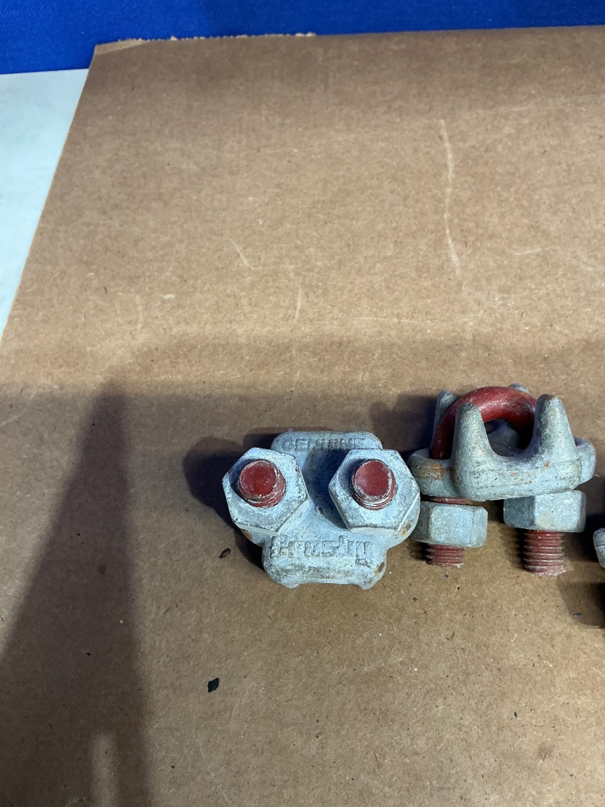 BRAND NEW CROSBY WIRE ROPE CABLE CLAMP CLIP 1/2″ LOT OF 4