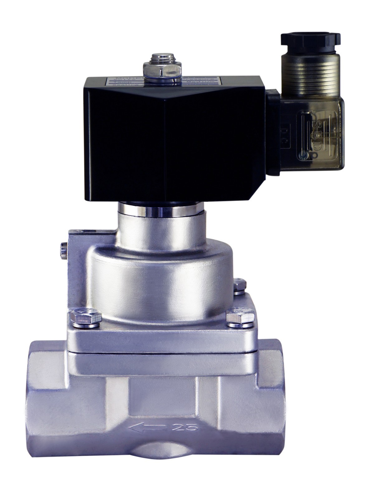 1″ Inch High Pressure Stainless Steam Solenoid Valve Normally Closed 110V AC