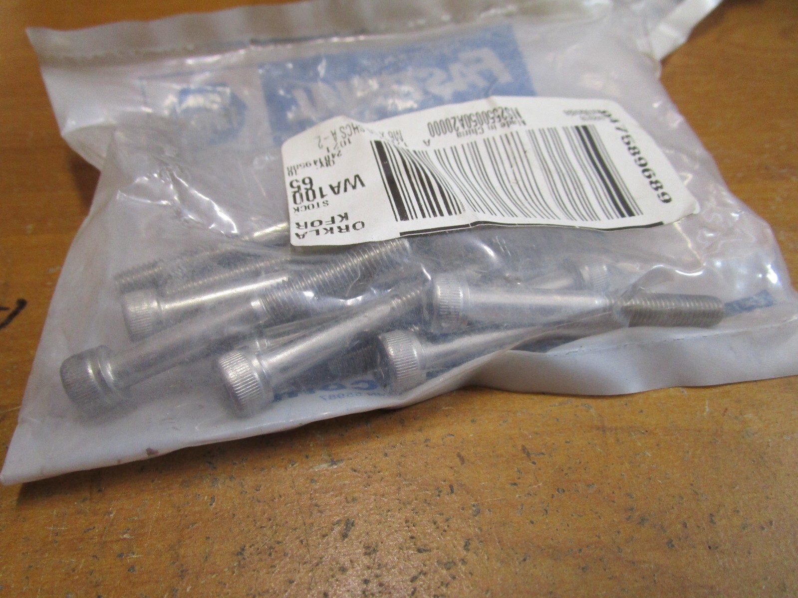 M6-1.0 x 50mm ISO 4762/DIN 912 Hex A2-70 Stainless Steel Socket Cap Screw QTY 10