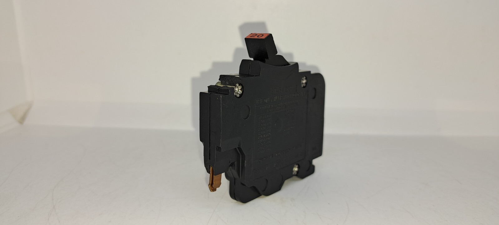 Federal Pacific FPE NC120 Thin 1 Pole 20 Amp Breaker Challenger RED Handle