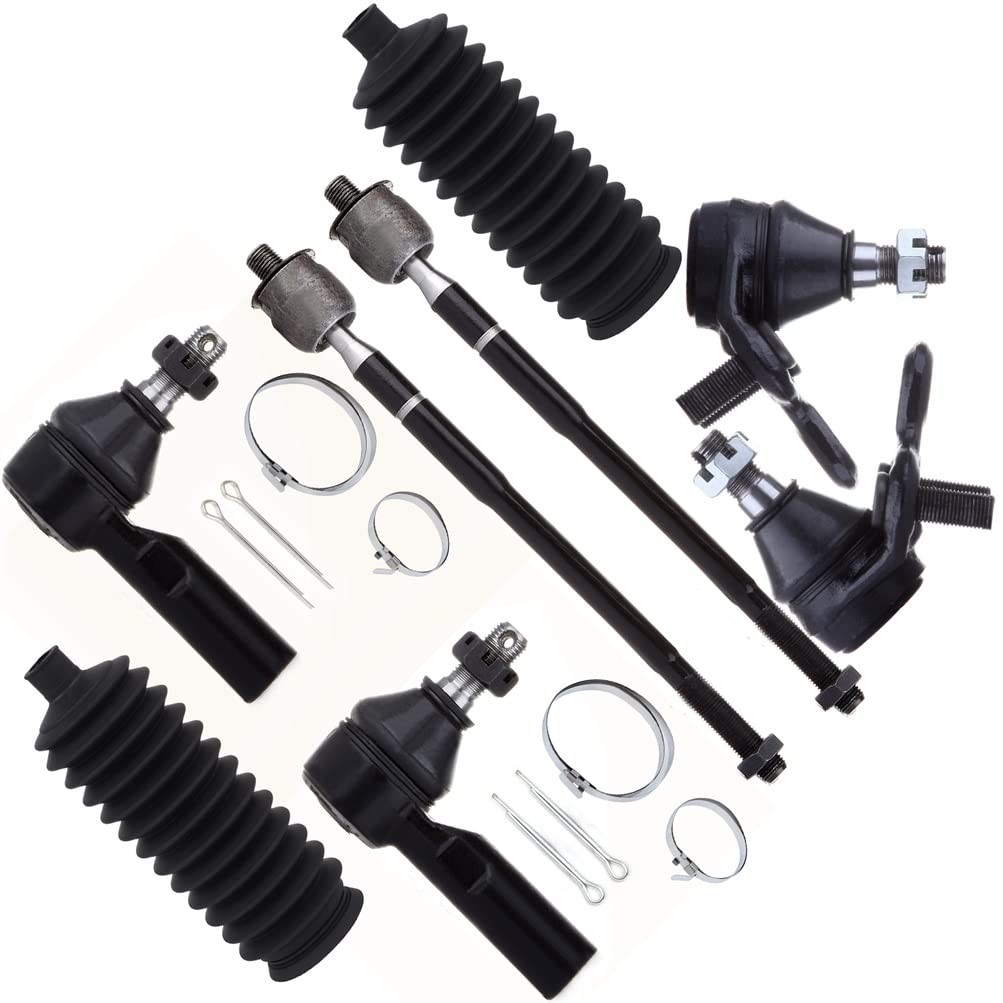 8pcs Front Suspension Kit w Boot Tie Rod Ends Lower Ball Joint 1996-2002 Corolla