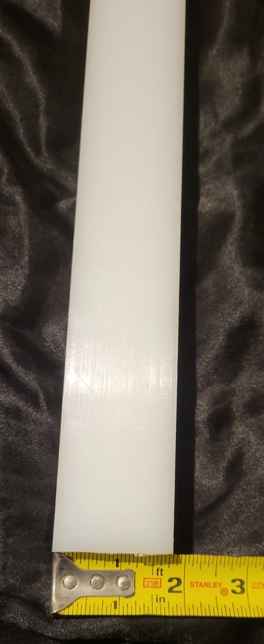 UHMW 1 1/4″ x 1 3/4″ x 12″ Bar Stock (1.250 x 1.750 x 12.000) INV#X-89