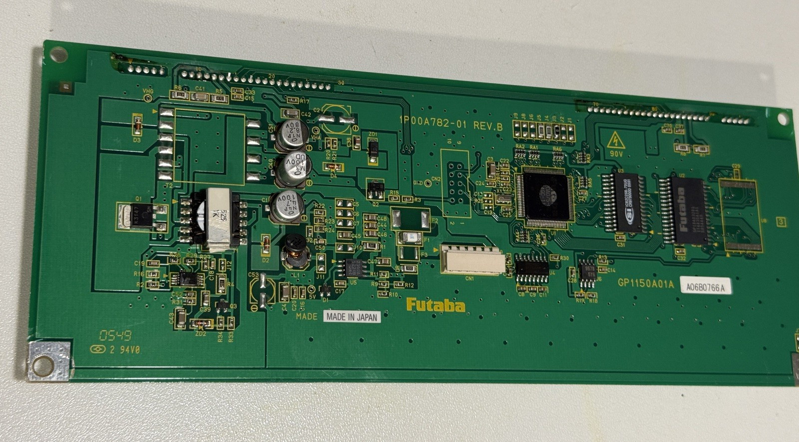 1pc used FUTABA IP00A782-01 REV B GP1150A01A Vacuum Fluorescent Display B04-1