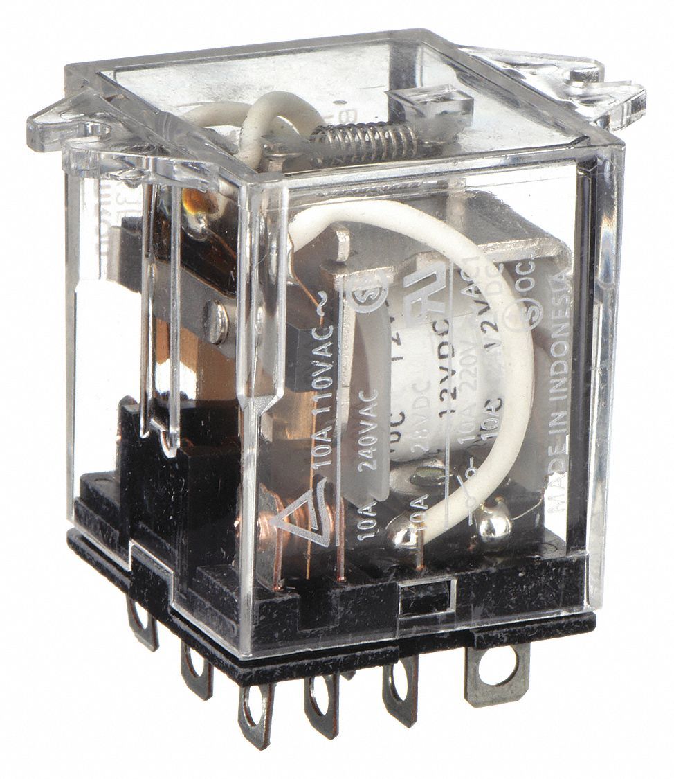 12VDC, 11-Pin Flange Mount Relay; Flange Location: Top LY3F-DC12 1YDA4