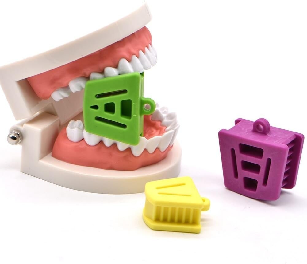 Dental Mouth Prop Orthodontic Bite Block 3 Pcs Set