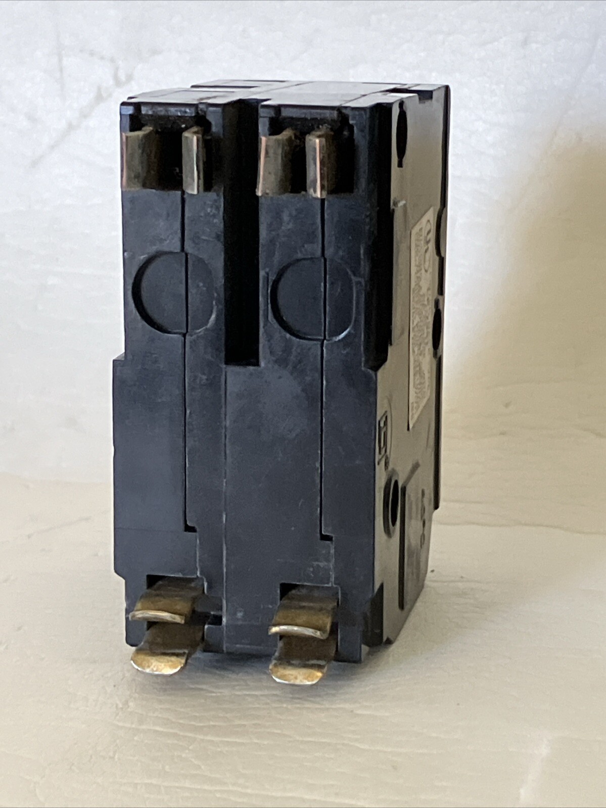 Square D Circuit Breaker QO 60A 2 pole Black Face QO260 Trip Flag Window
