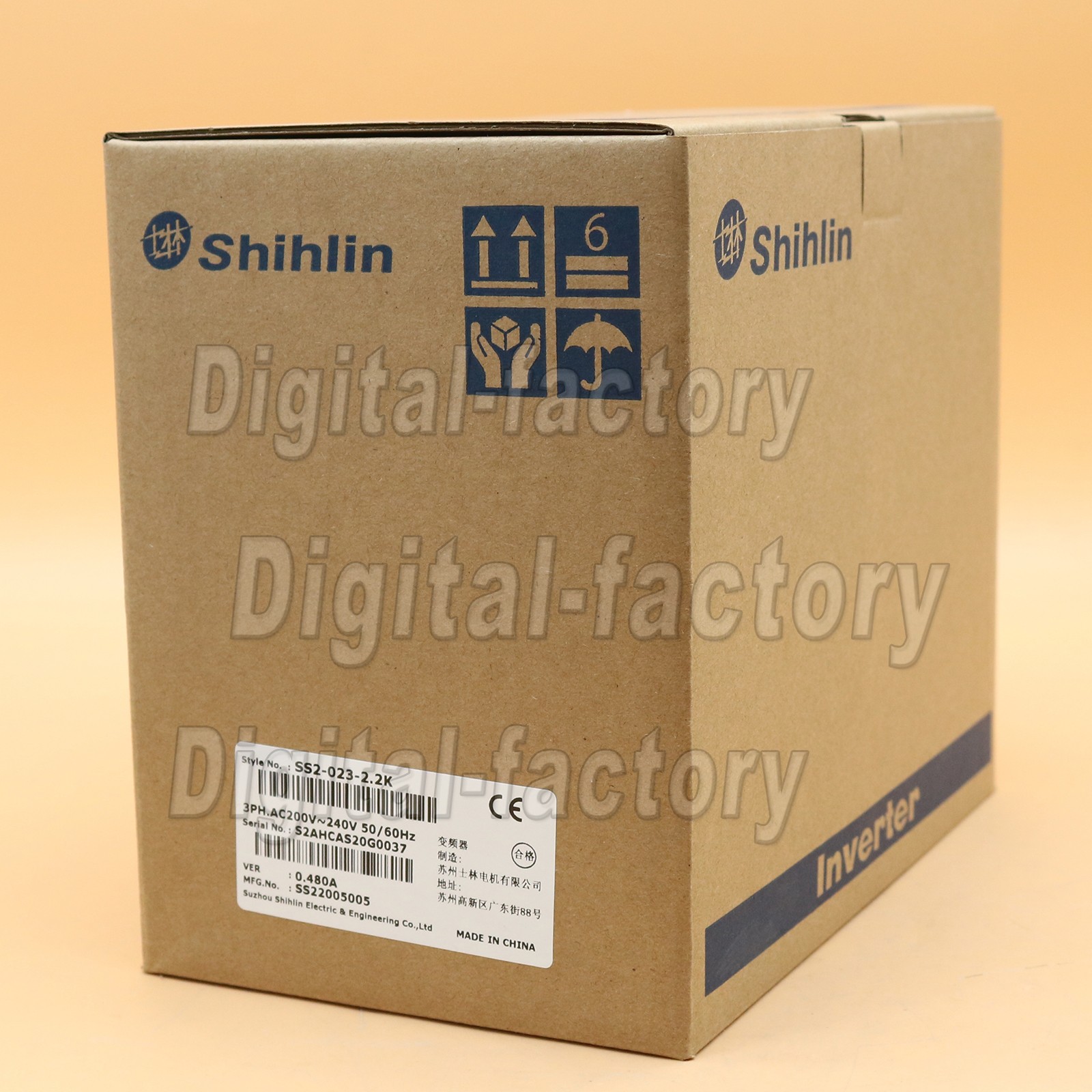 1PC New For Shihlin SS2-023-2.2K inverter In Box Free Shipping