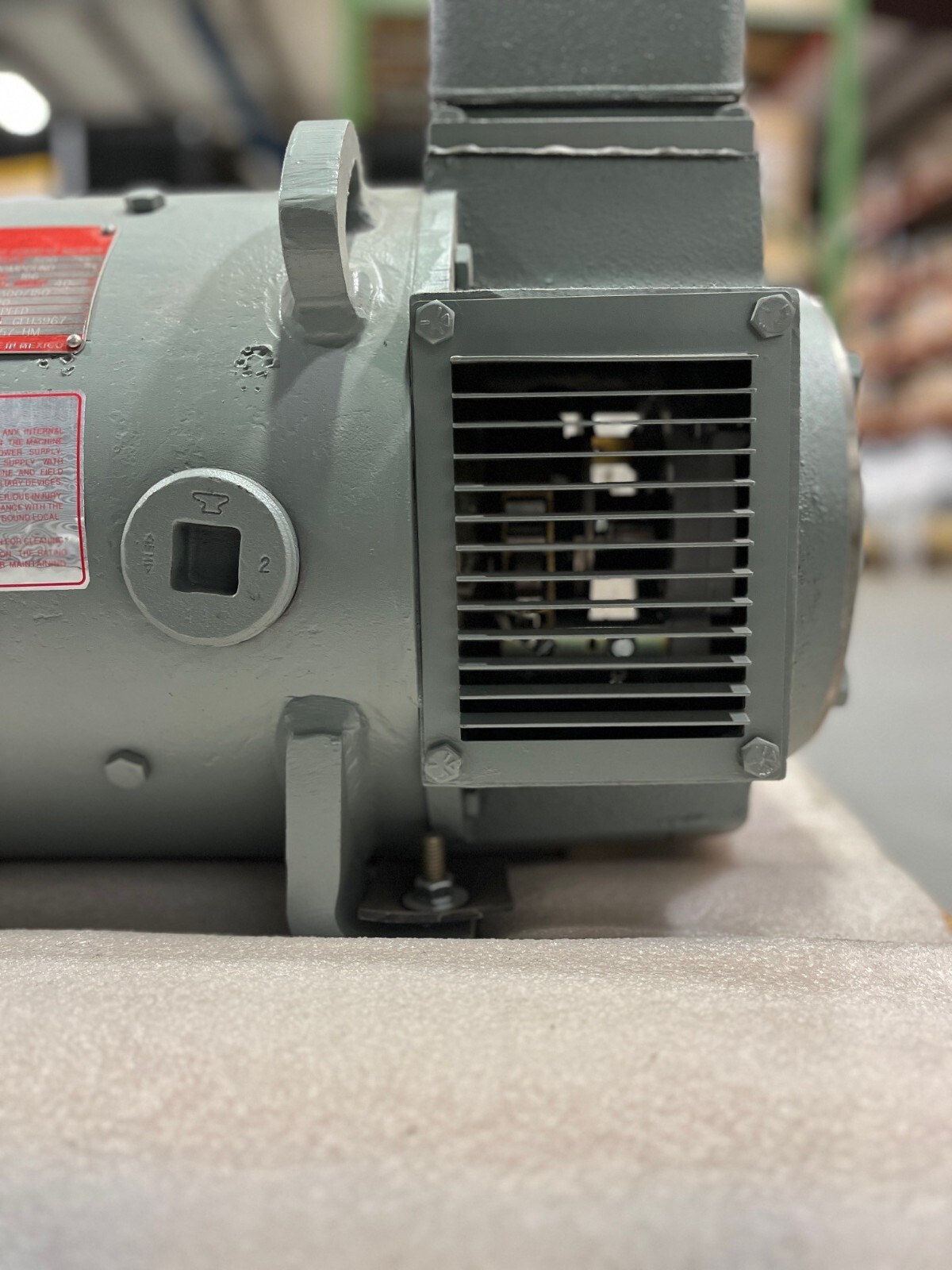GE KINAMATIC DC 20HP LOW VOLTAGE ELECTRIC MOTOR