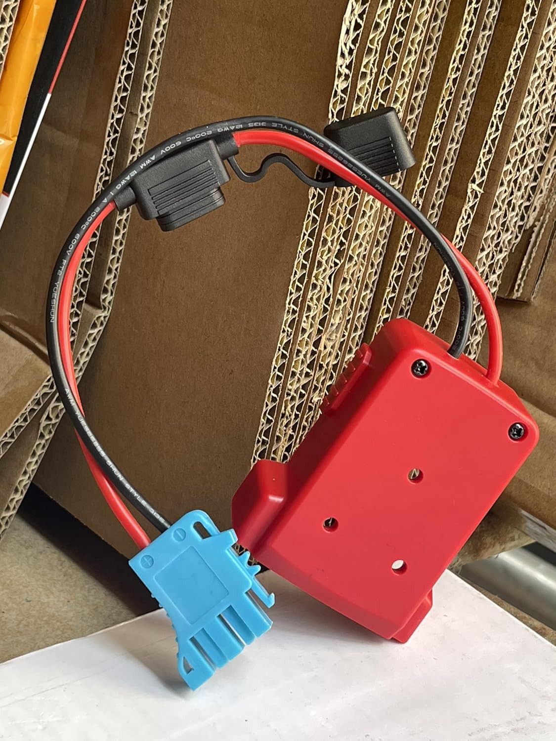 Adapter for Power Wheels Vehicles -For Milwaukee M18 18V Battery to 12V Converte