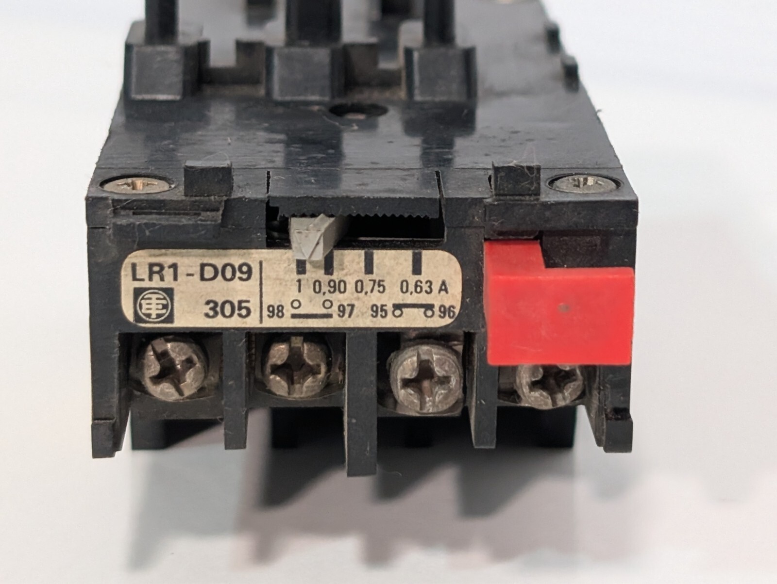 Telemecanique LR1-D09 Overload Relay LR.-D09 305, 600VAC Max, 15A