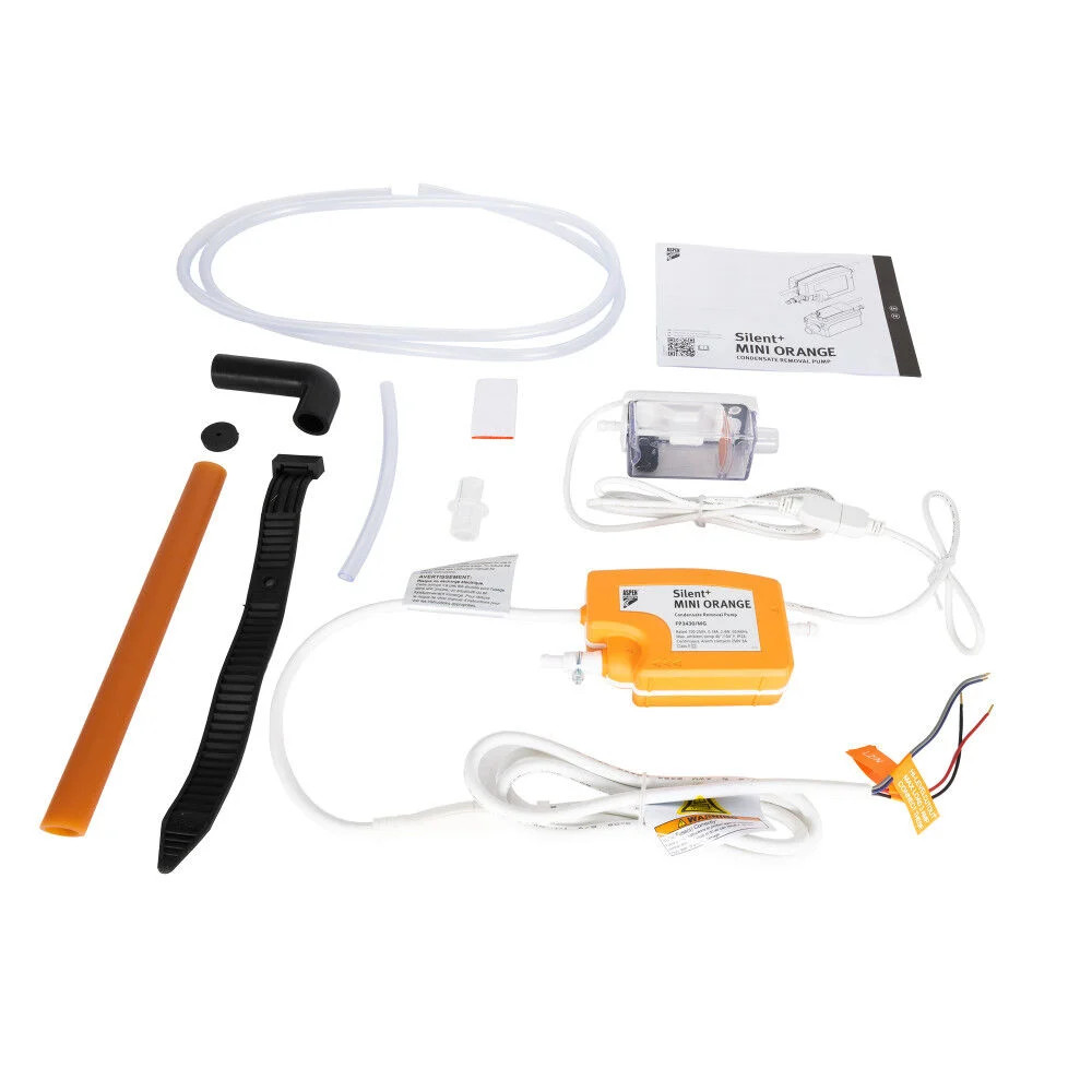 Malco Products Silent+ Mini Orange Gen 5 Aspen Condensate Pump