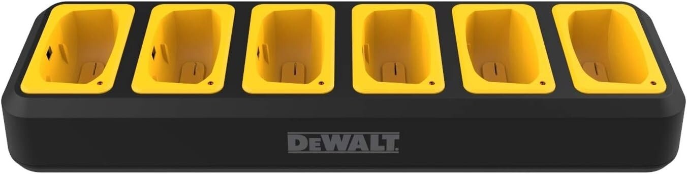 DEWALT DXFRSCH6-300 6 Port Charger for DXFRS300 Walkie Talkie Two-Way Radios