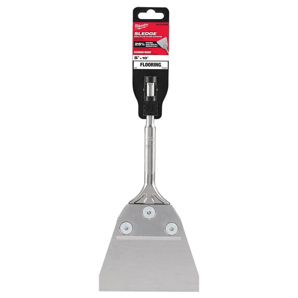 Milwaukee Sds Plus 5Inch X 10Inch Floor Scraper