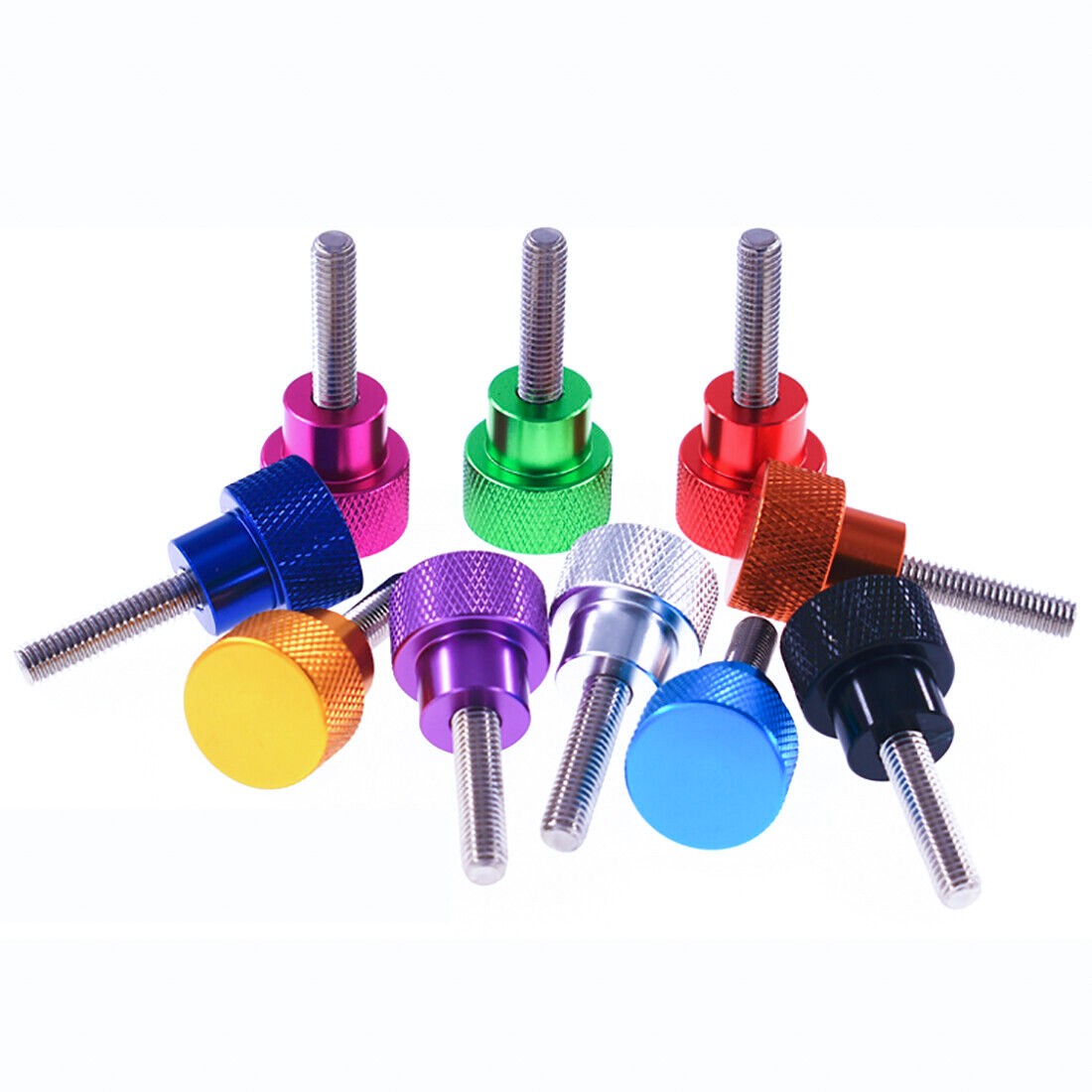M8 Knurled Thumb Tighten Screws Hand Turn Grip Knob Bolts For Camera Tripod DIY