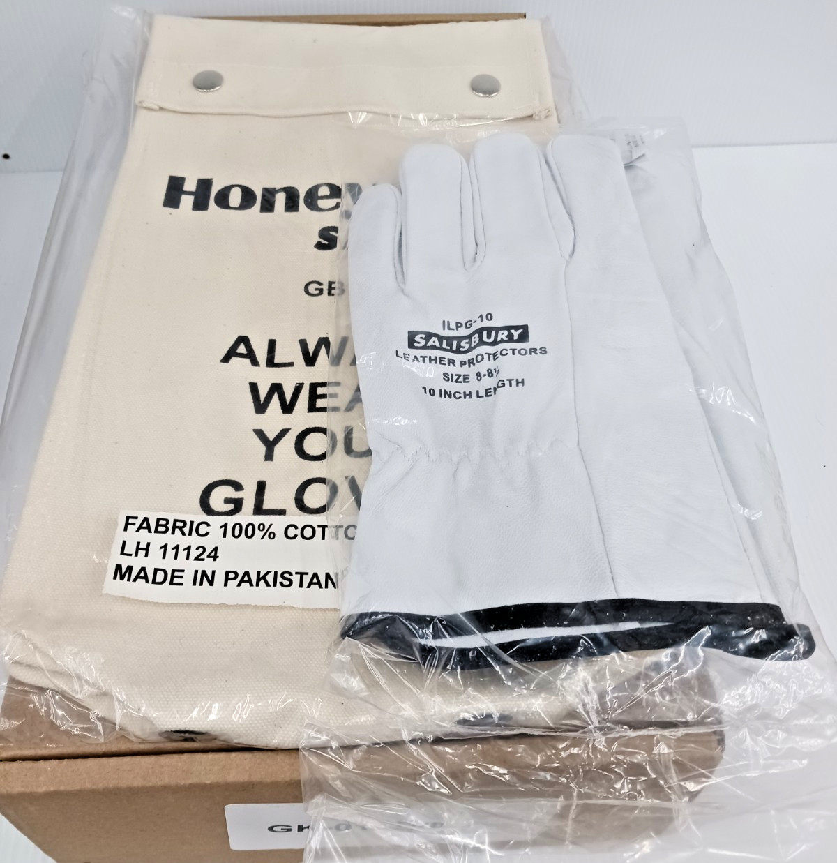 New Honeywell Salisbury ILPG-10 Protective Glove 8-8-1/2″ with Canvas Bag GB112
