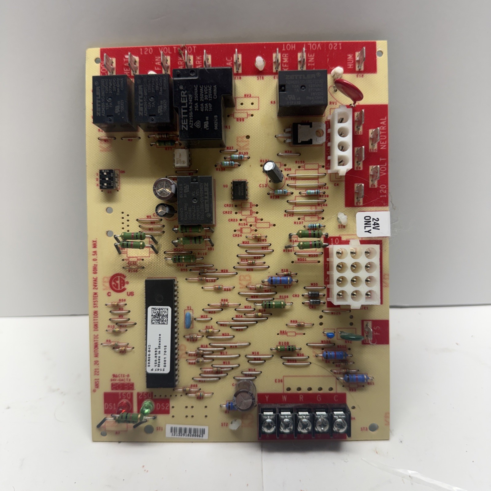 Lennox Replacement Furnace Control Board 50A66-843, 150-0993. 4544-G