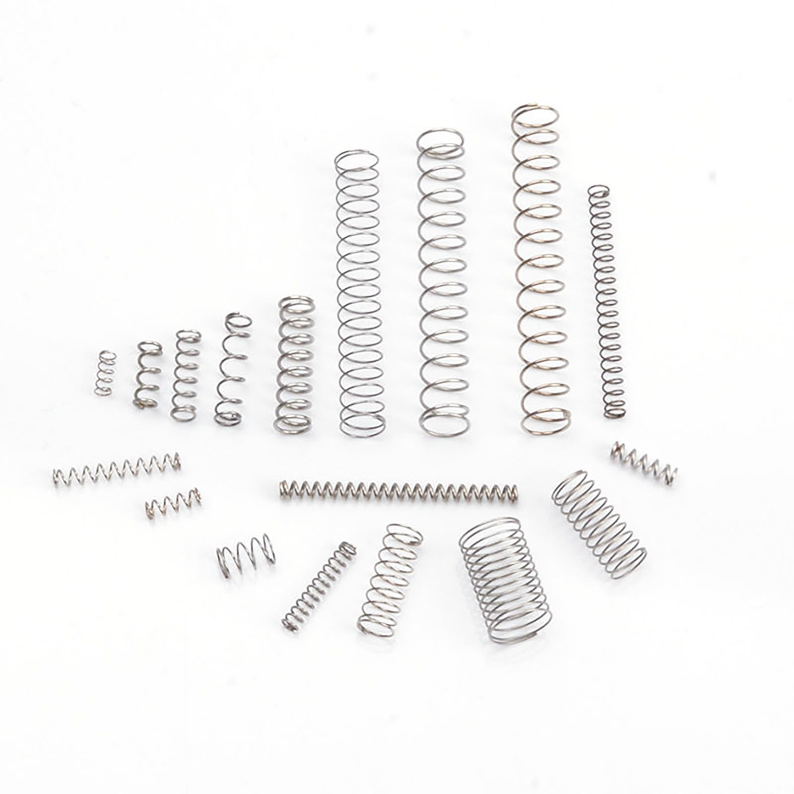 Micro Compression Spring 304 Stainless Steel 0.1mm Wire Tiny Miniature 5-25mm