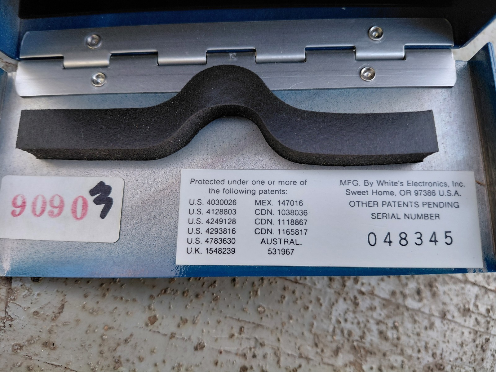 Whites COINMASTER 5500/D Series 3 Metal detector, near mint.