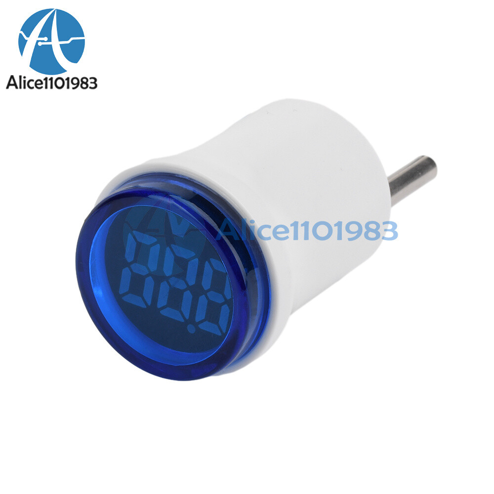 10pcs AC 220V EU Plug LED Digital AC Voltmeter Indicator Voltage Meter 50~500V