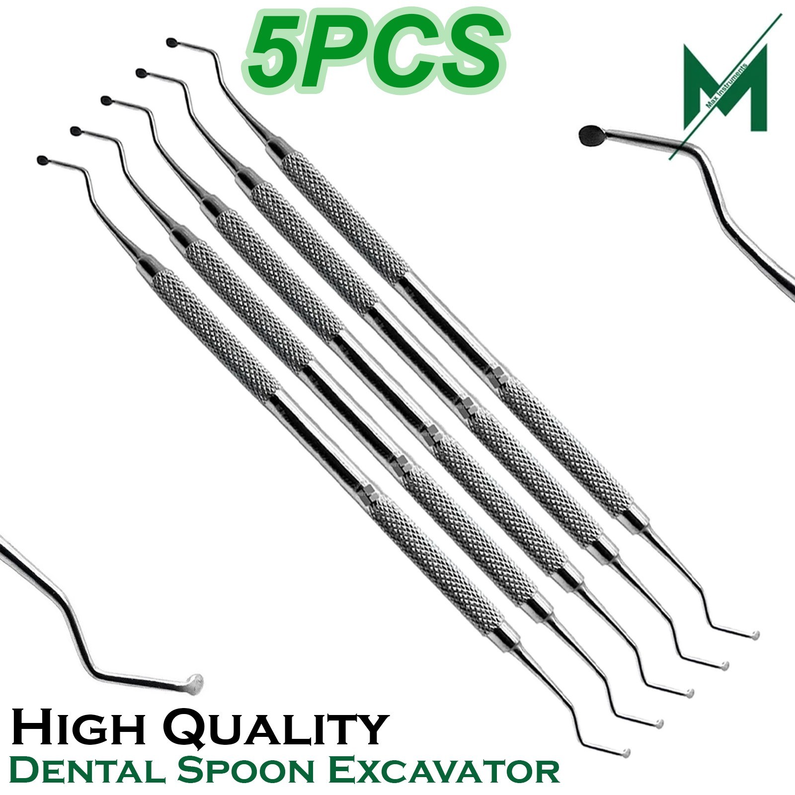 Dental Excavator Spoon Shape Restorative Composite Cavity Carious Decay Removal