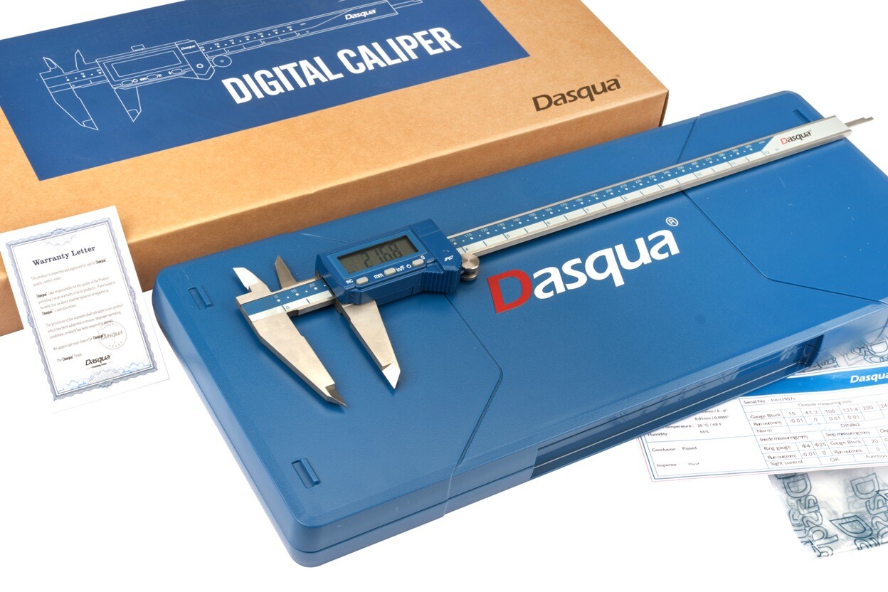 DASQUA 0-300MM/0-12″ LARGE SCREEN IP67 DIGITAL CALIPER (2015-1015)