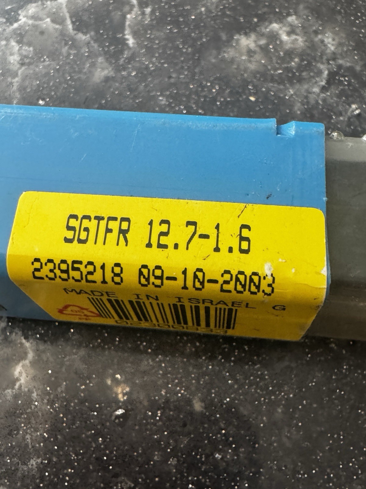 ISCAR SELF-GRIP SGTFR 12.7-1.6 Grooving Parting Blade Tool Holder Made in Israel
