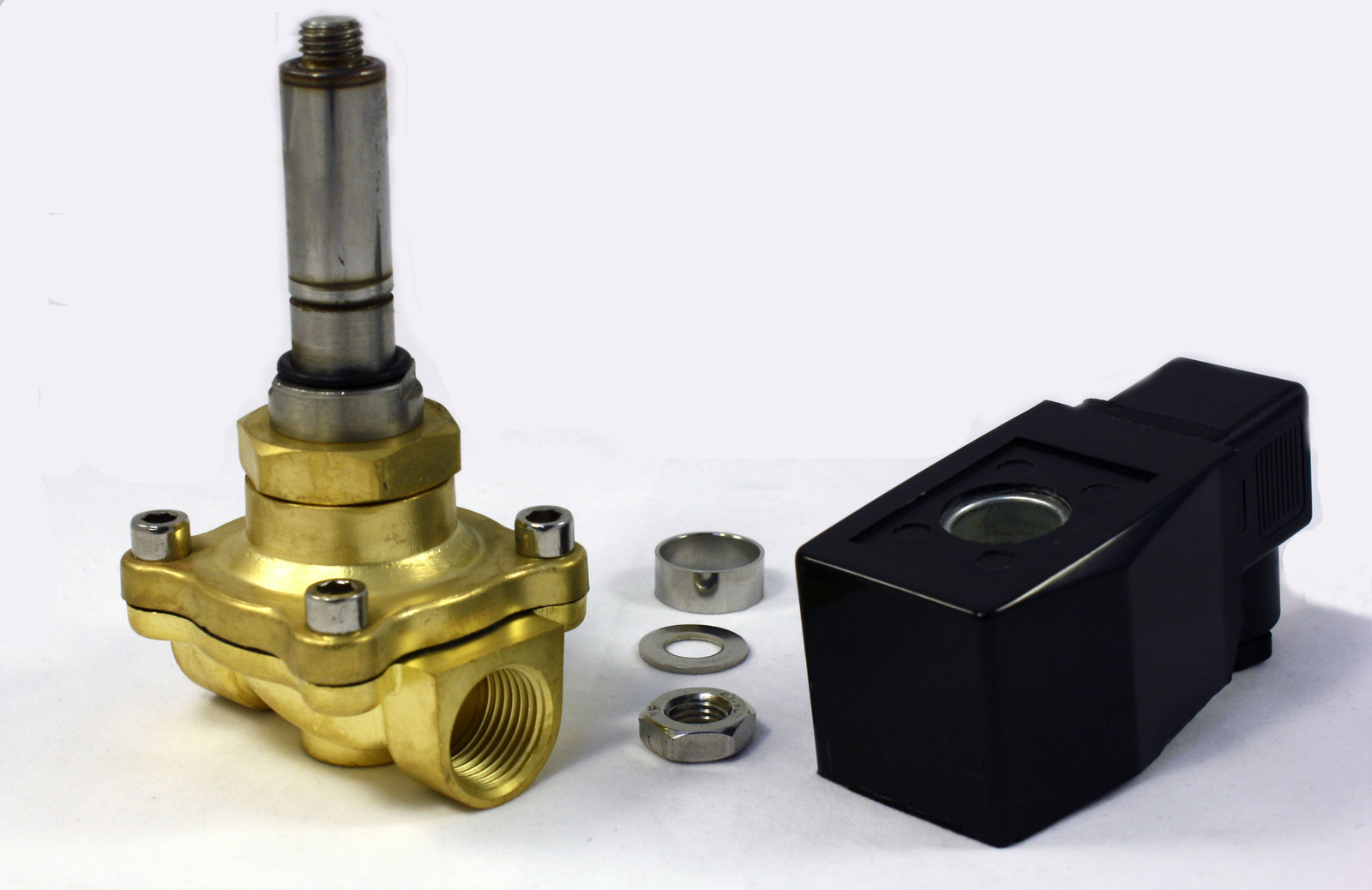 3/4 inch NORMALLY OPEN 110V-120V AC Brass Solenoid Valve NPT ONE-YEAR WARRANTY