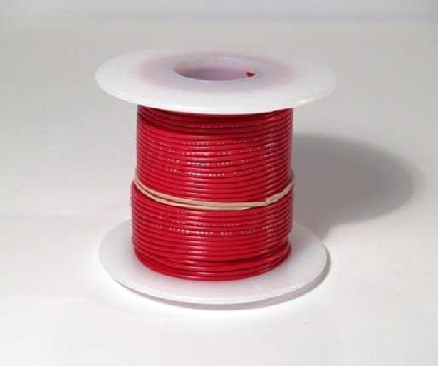 20 AWG UL1007 UL1569 Hook-up Wire 100 foot spools RED ~ 10 Colors Available!