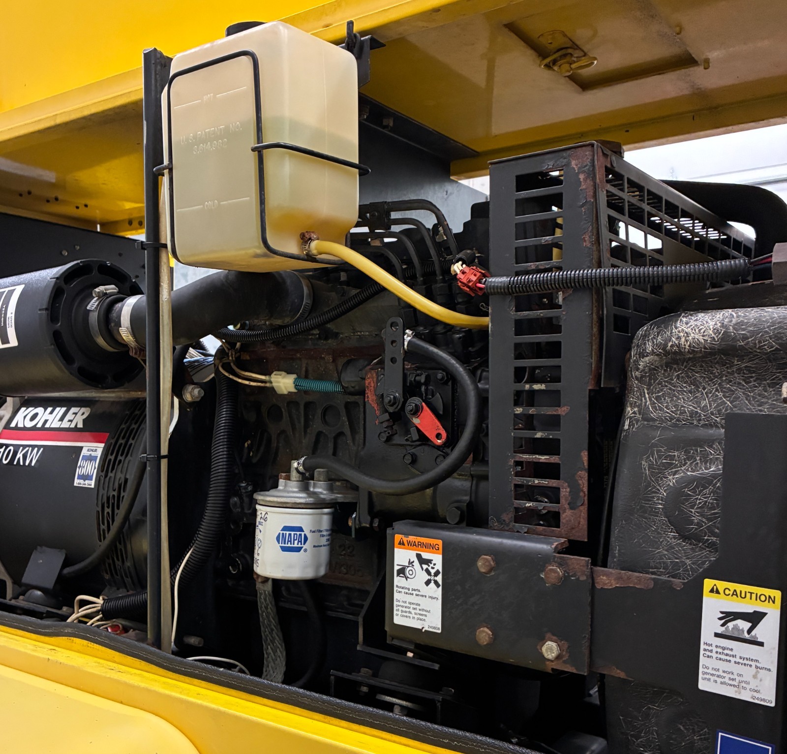 10KW Kohler Portable Diesel Generator, Kubota Diesel V1305, 120/240v 1P, WE SHIP