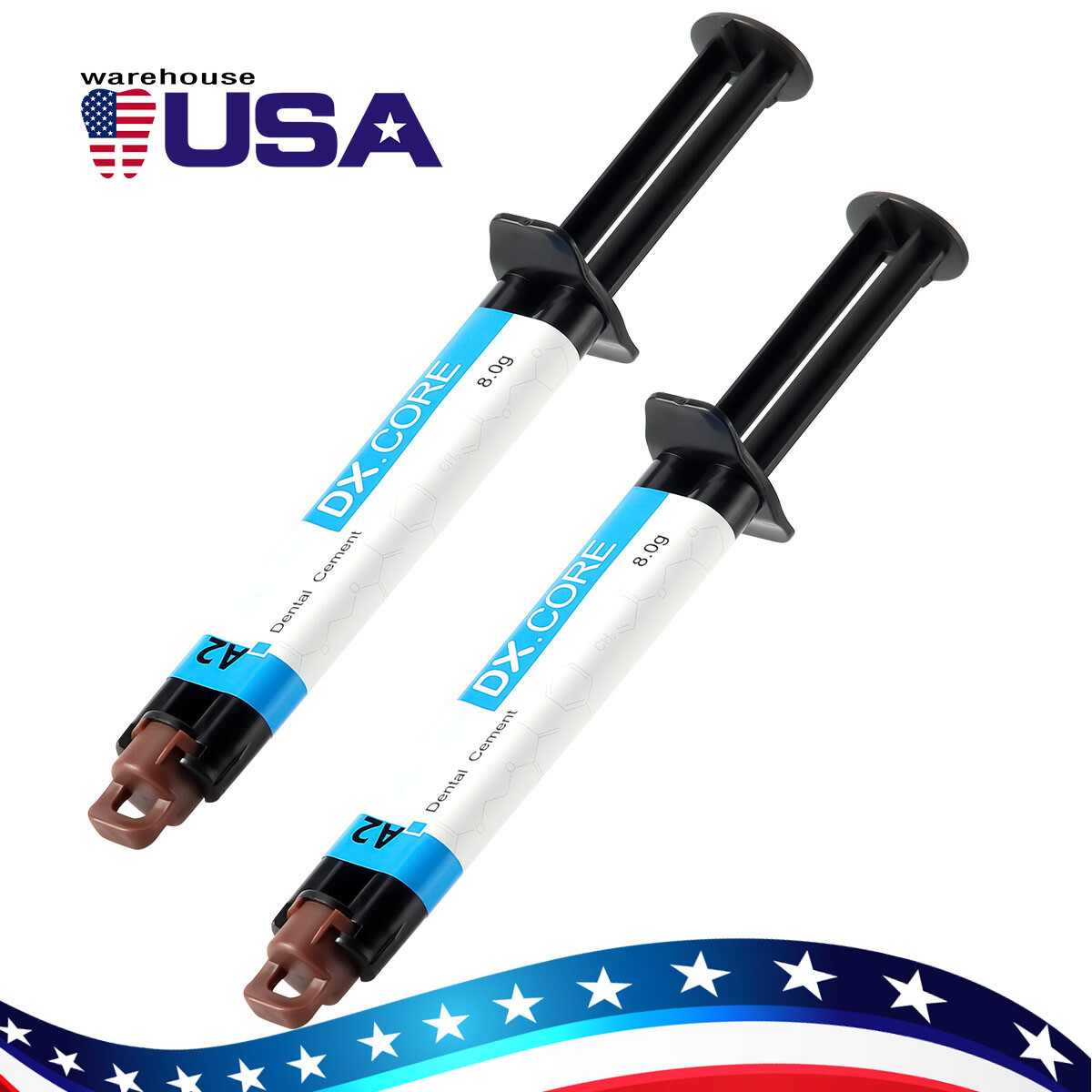 Dentex Dental Flowable Composite Resin Dual Cure Core Build Up A2/A3 DX.CORE