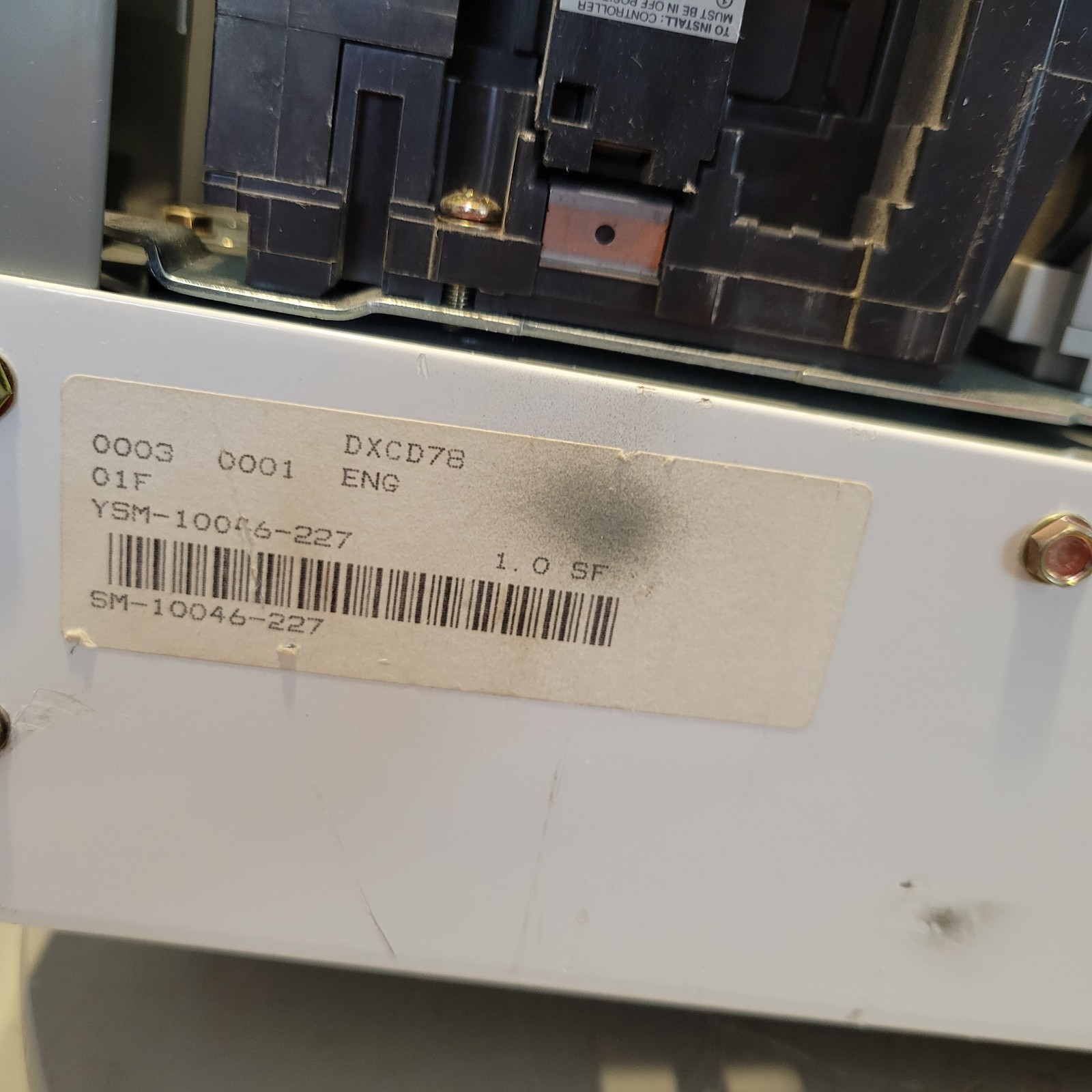 Allen Bradley Motor Control Unit, 480V, 10HP, 3PH, R-651160, YULDXCD78/3AD