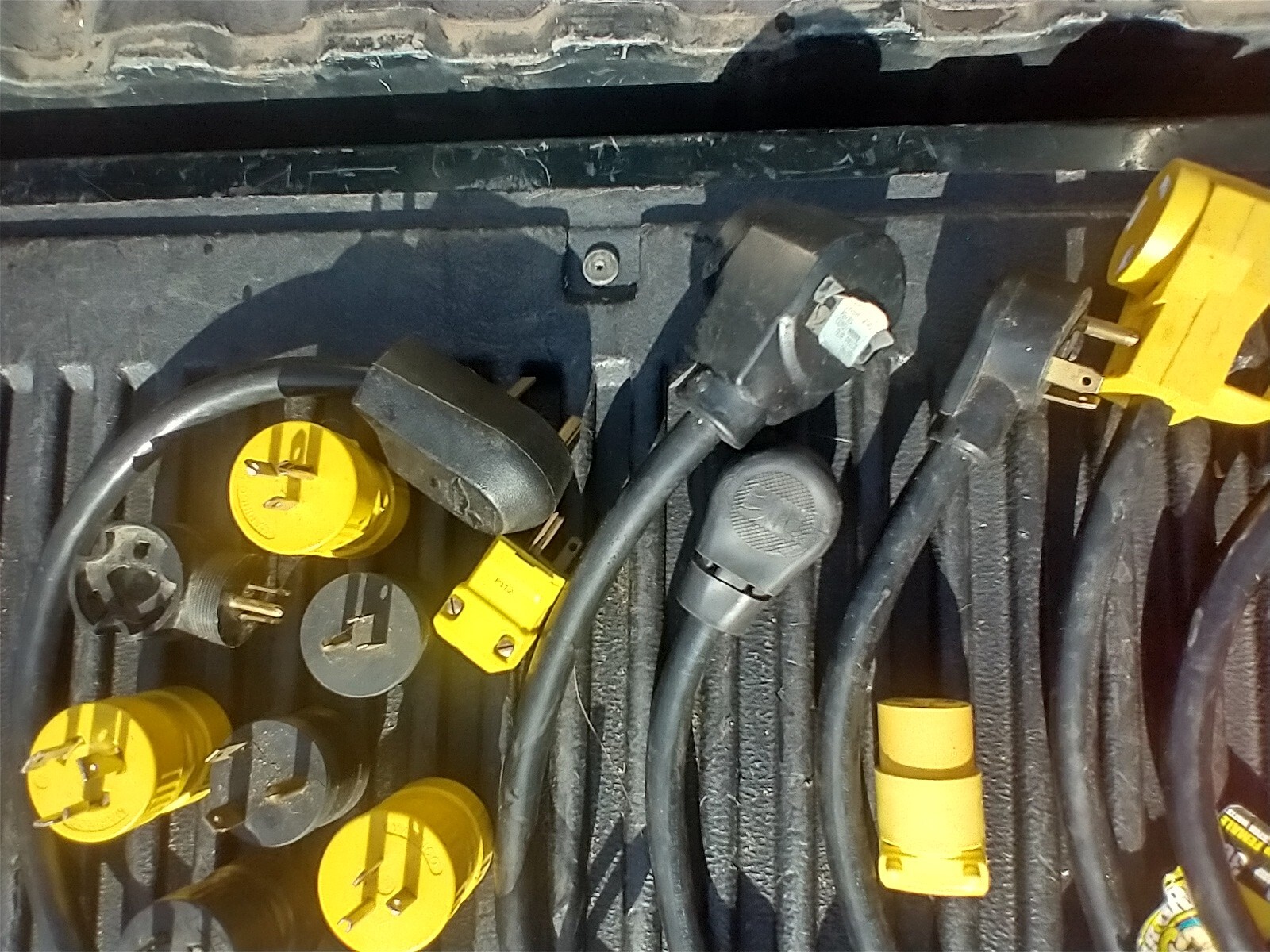Huge Variety Lot of 22  Park Power RV Marine Adapters Plugs Recep 125V, 15-30A,