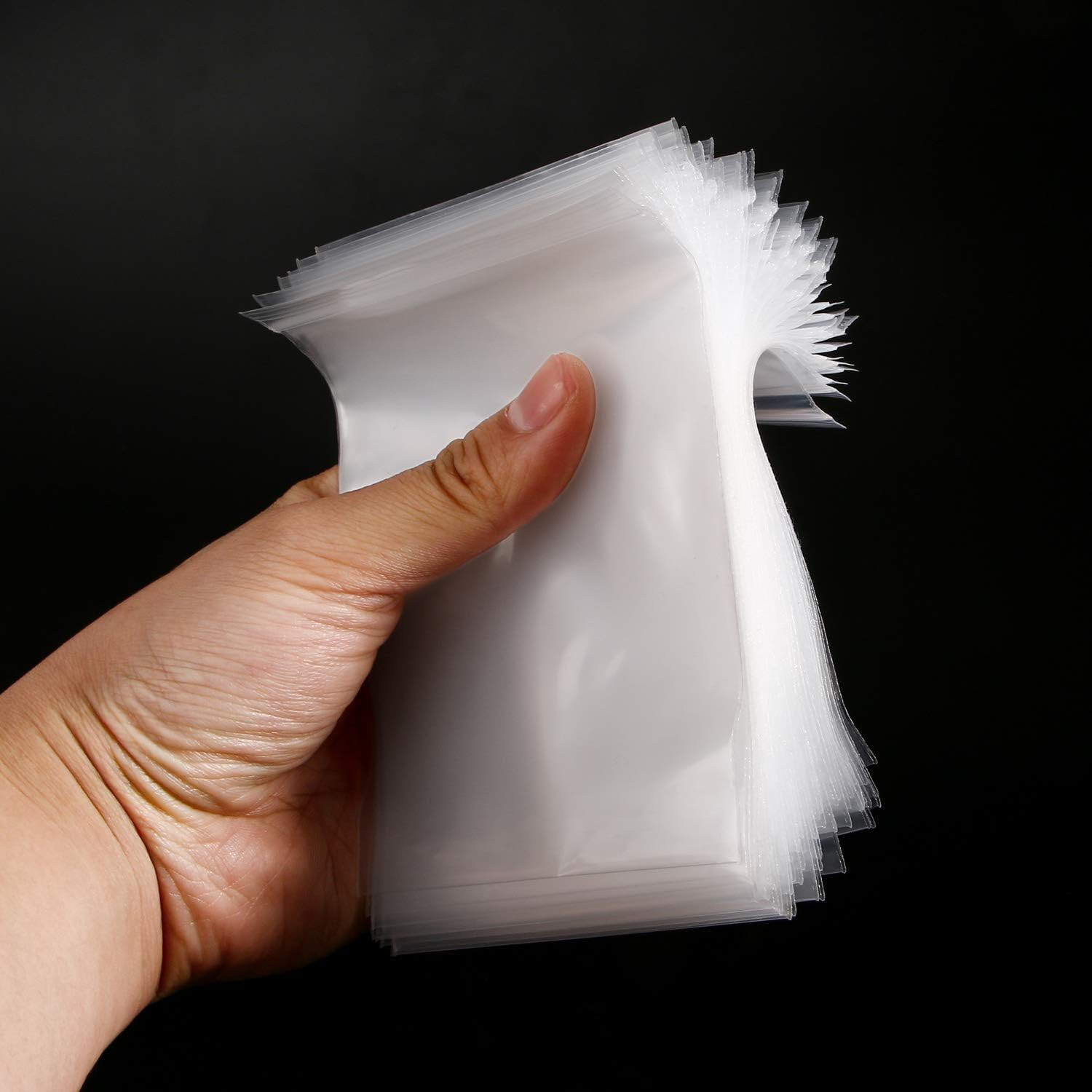 200Pcs Small Zip Plastic Bags 3.5 x 5 Inches Resealable Self Sealing Zipper …