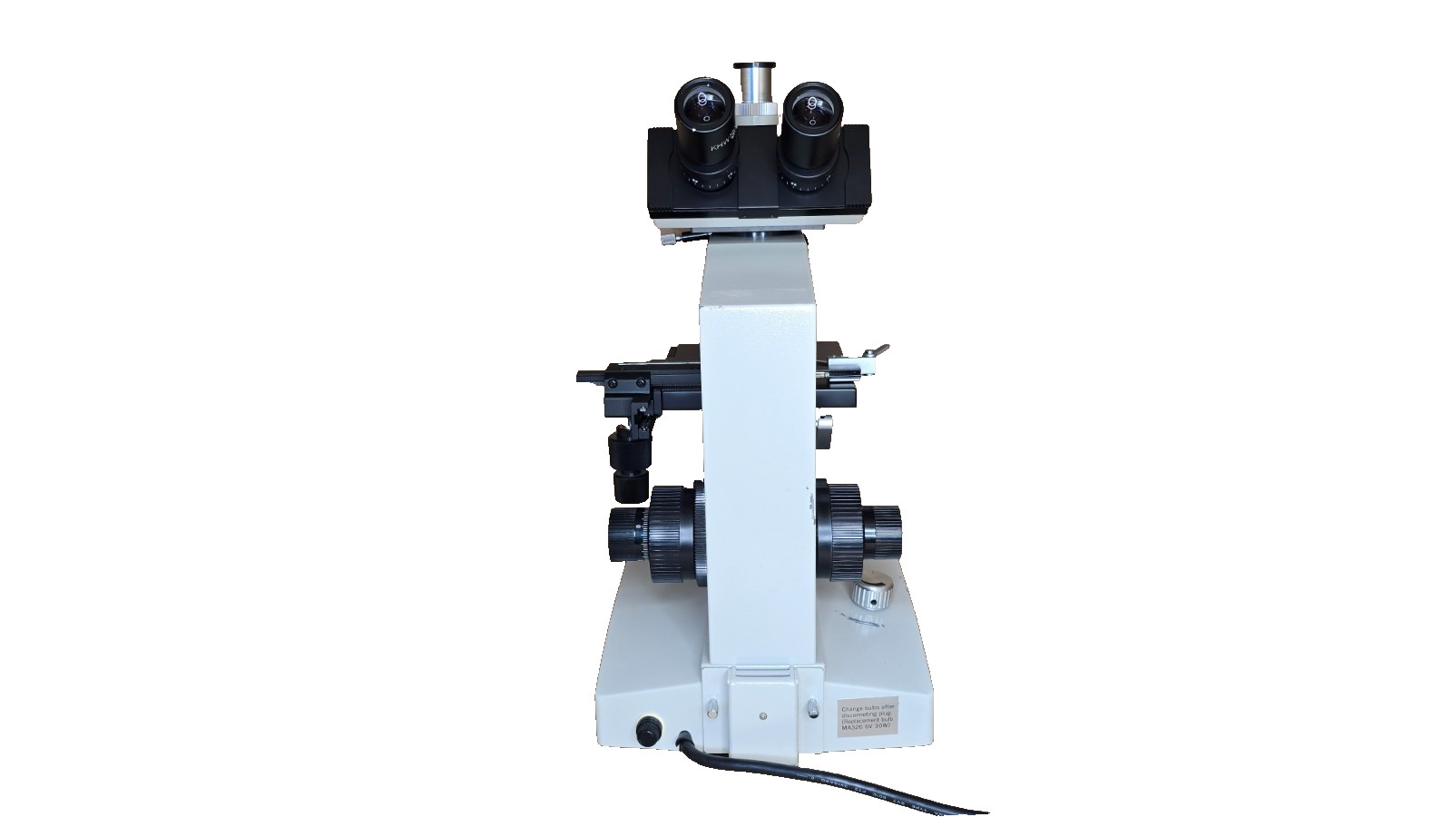 Meiji ML2000 Binocular Microscope 4x 10x 40x 100x Japan Mechanical Stage #21