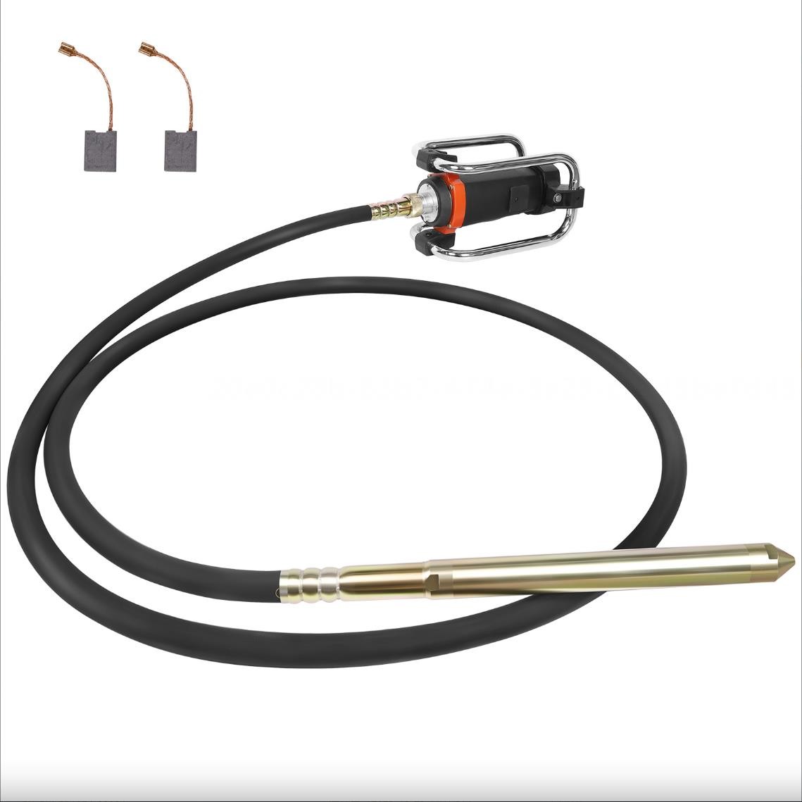 Concrete Vibrating Tool 1500W 16000RPM 4.5m 14-3/4ft Long Shaft Rod, Easy to Use