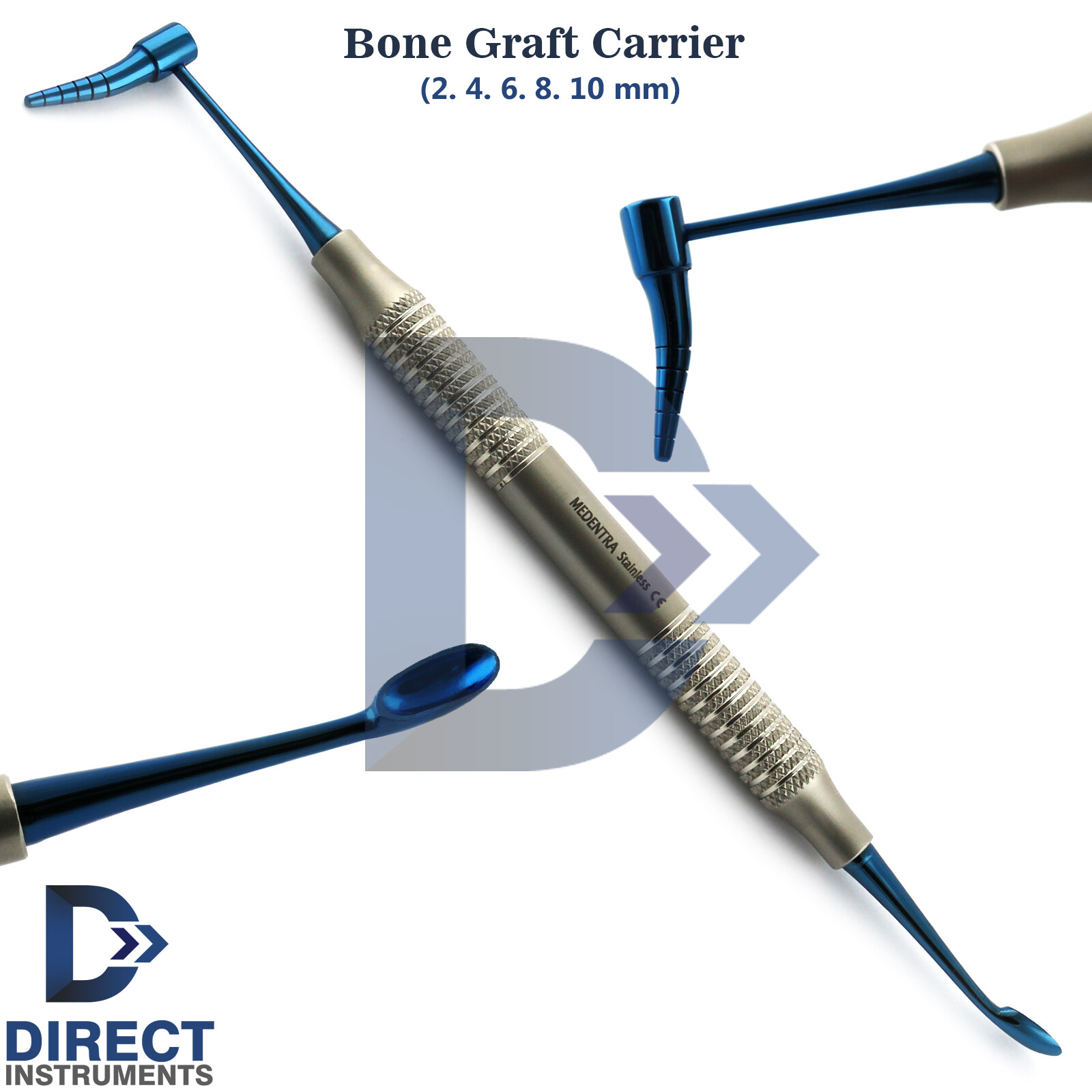 Dental Bone Graft Instruments Implant Surgery Plugger Packer Condenser Carrier