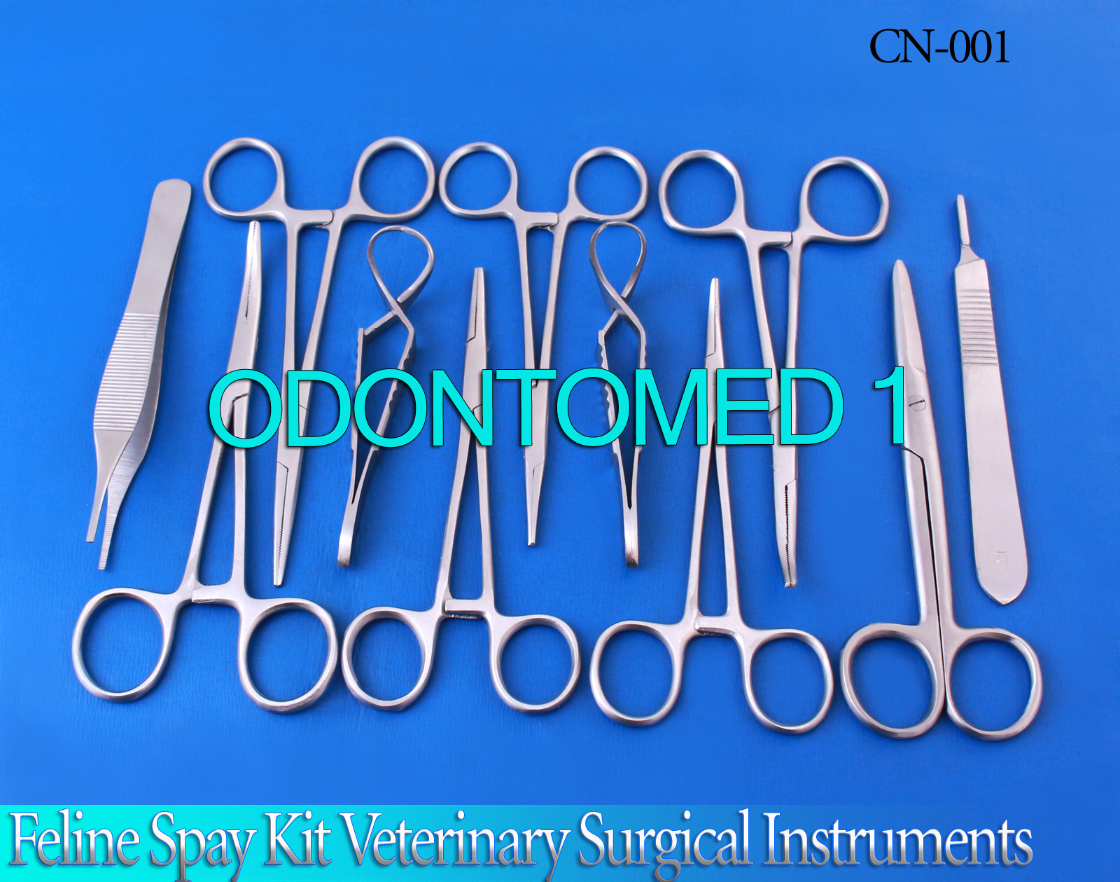 Feline Spay Kit Veterinary Surgical Instruments Ovaries Removal Animal Kit CN001