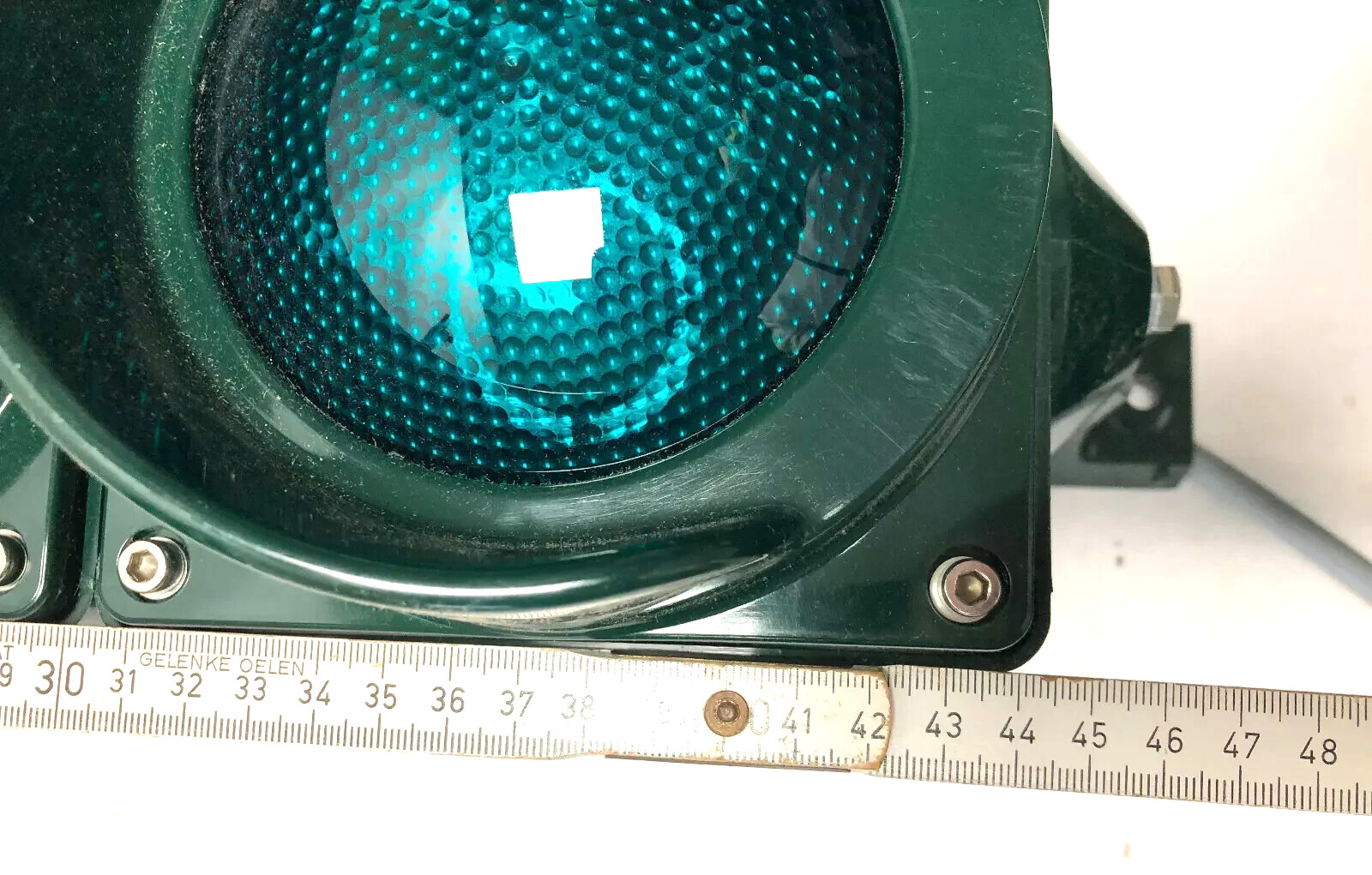 Traffic light system LED signal generator 3-field, red/yellow/green, wheel over light arrow ø100 mm