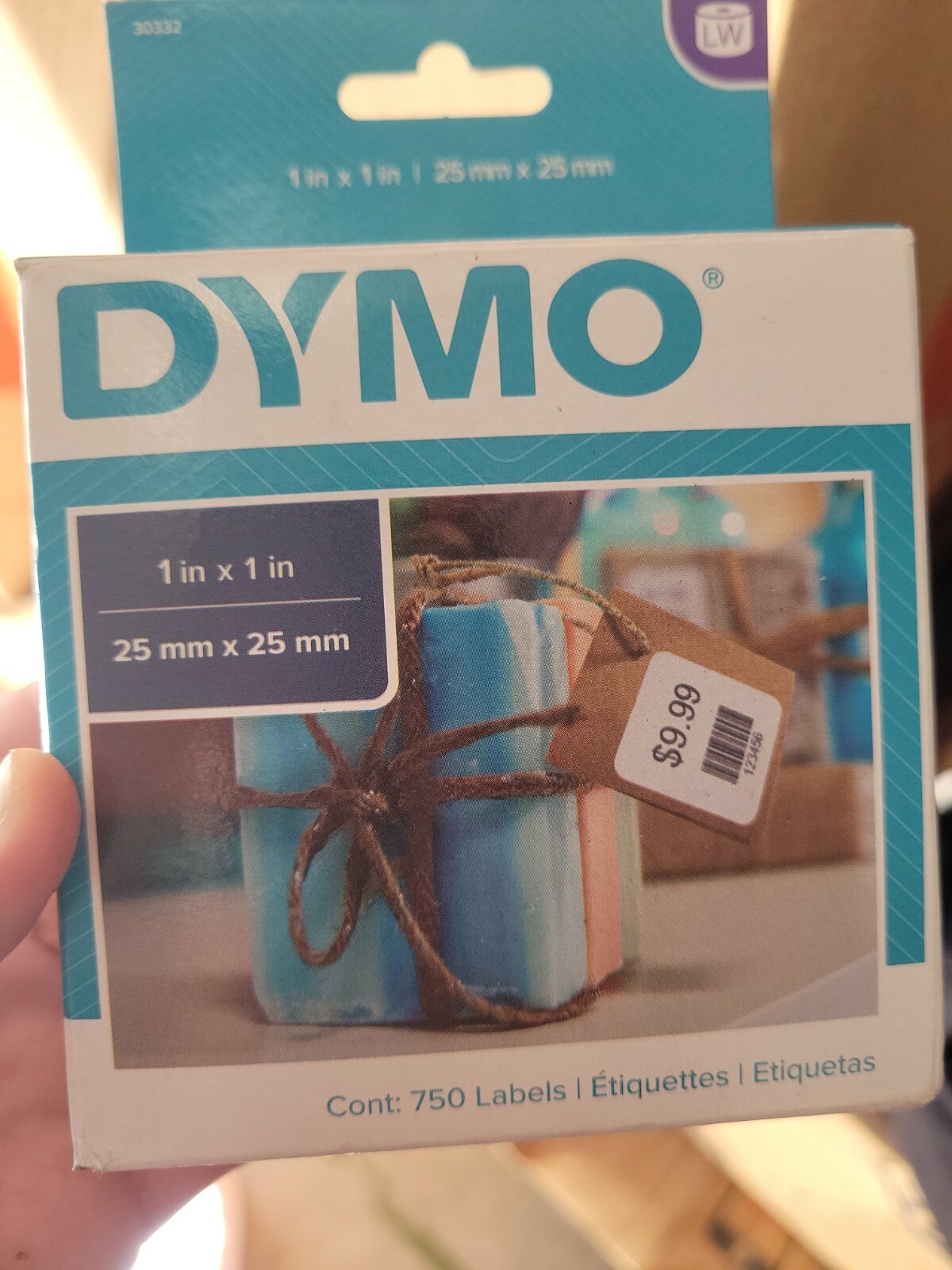 Dymo White Label – 1″ X 1 Roll, 750 Multipurpose (30332)