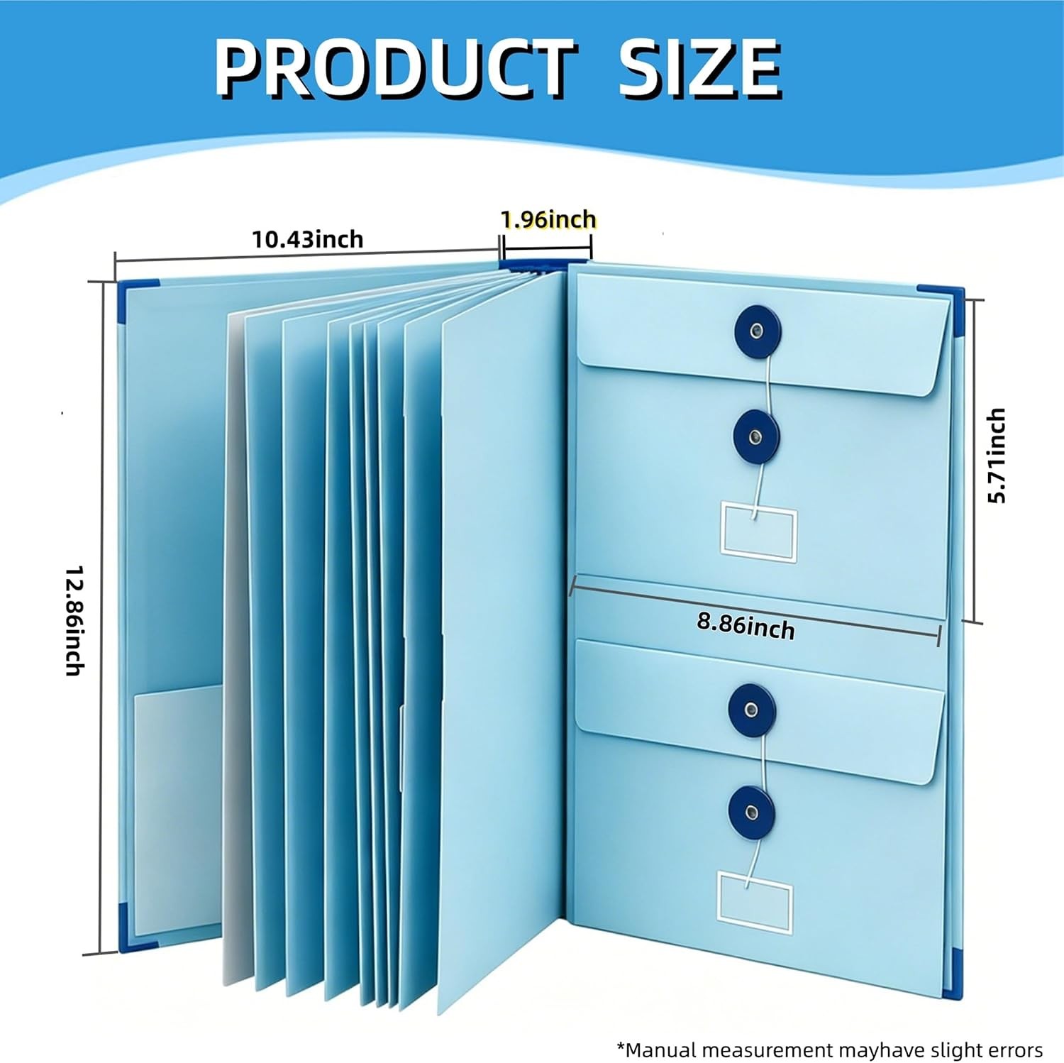 Important Document Organizer for Family Records, Home Filing System with Tabs