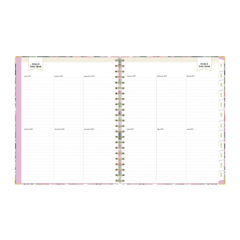 Blue Sky 8.5″x11″ 2026-2027 Weekly/Monthly Day Designer Teacher Lesson Planner