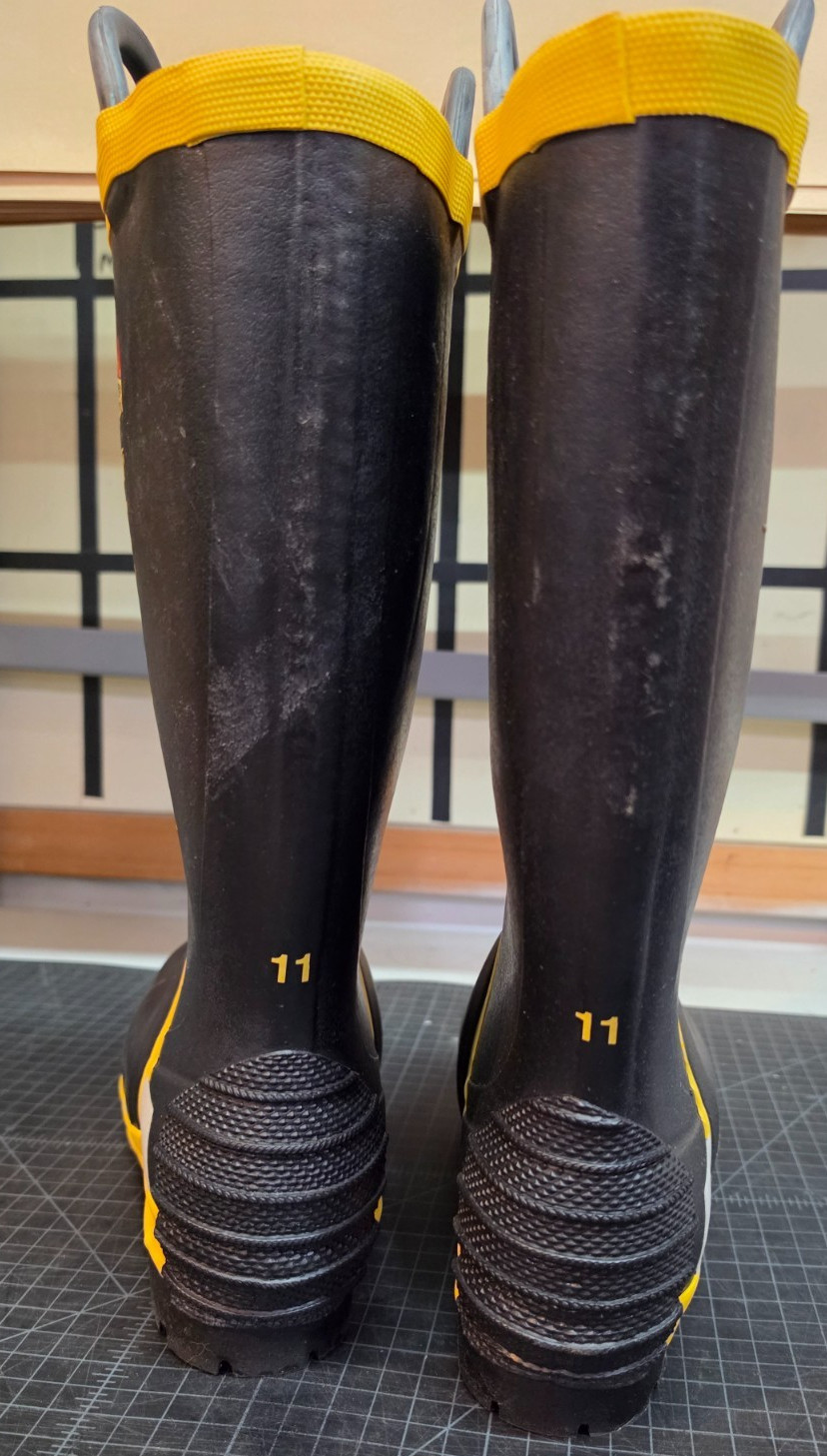 Viking Footwear Firefighter Felt Lined Boot 14″ Tall, Steel Toe & Midsole SZ 11