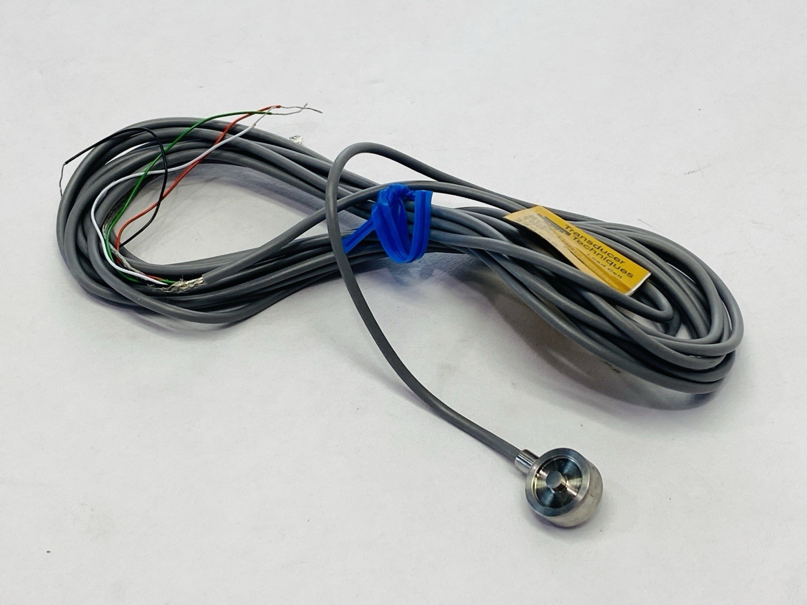 Transducer Techniques SLB-100 Strain Gauge Compression Load Cell 0-100lb