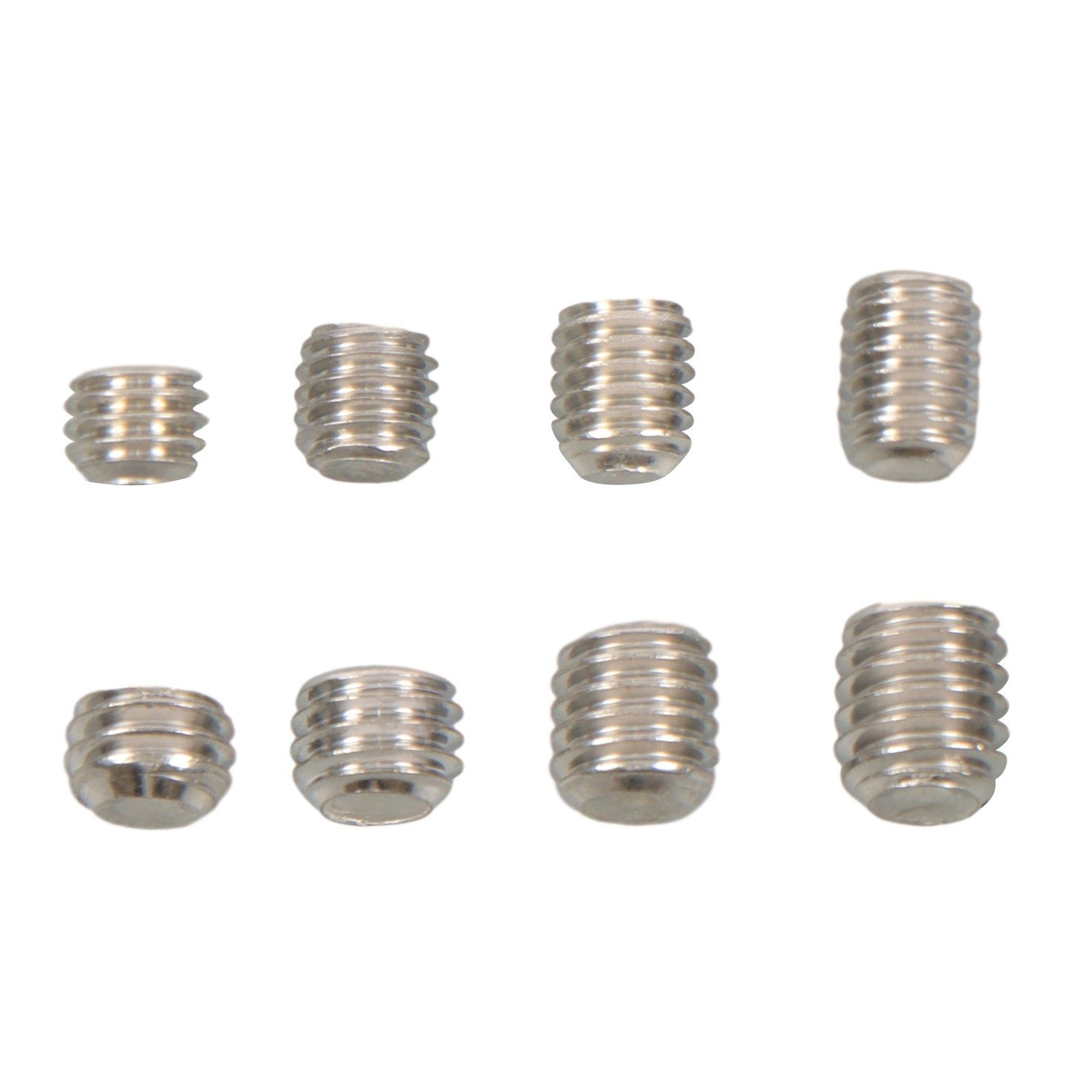 1500PCS Fully Threaded Hex Socket Set Screw Assortment Kit 304 Hex Socket Set