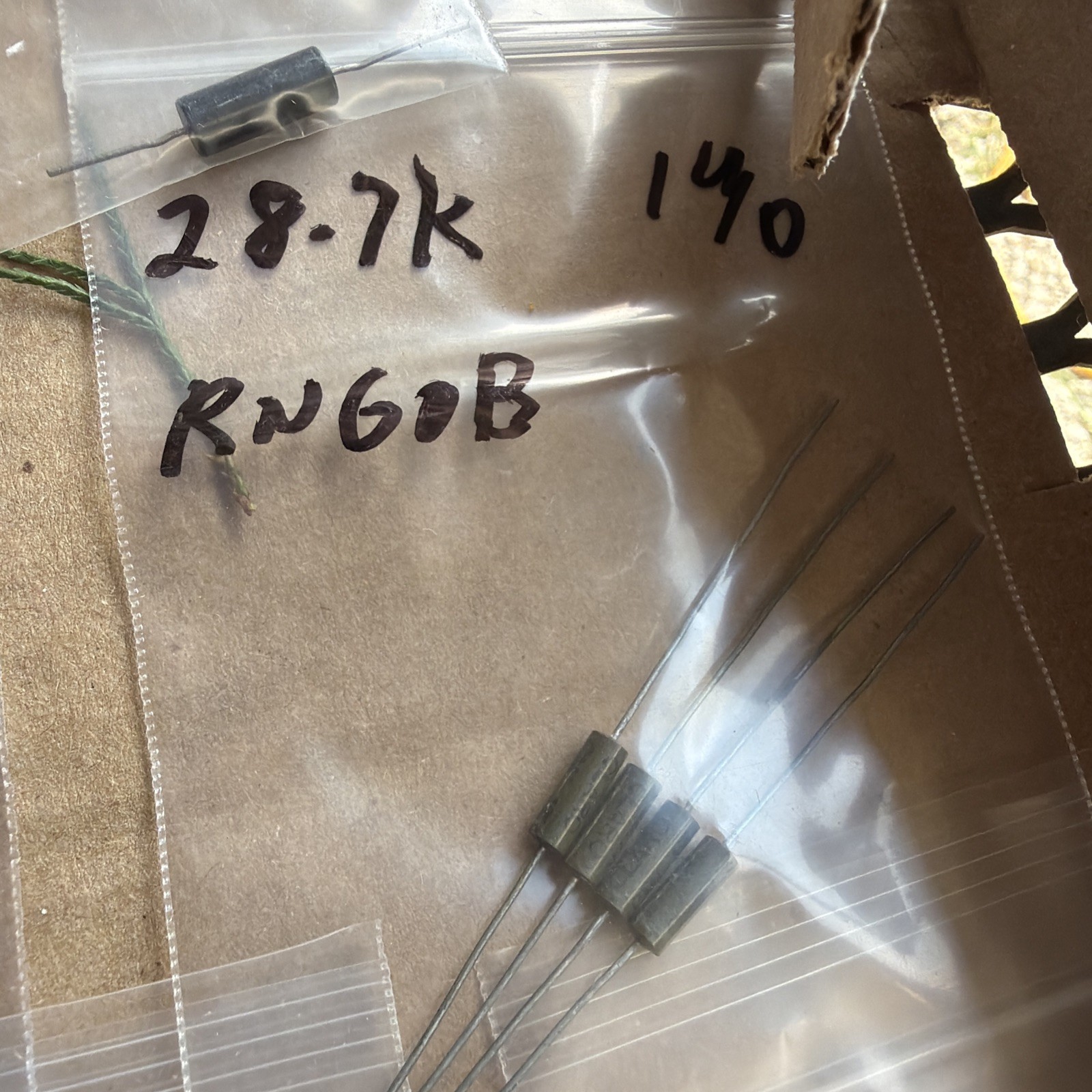 150pc Group Lot Of RESISTORS Dale & Other Mfg Look At Pictures New & Used #7