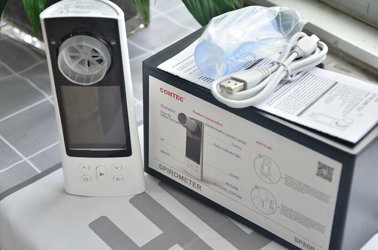 Bluetooth Spirometer-Lung Function Tester w/App Give away Fast shipping from US