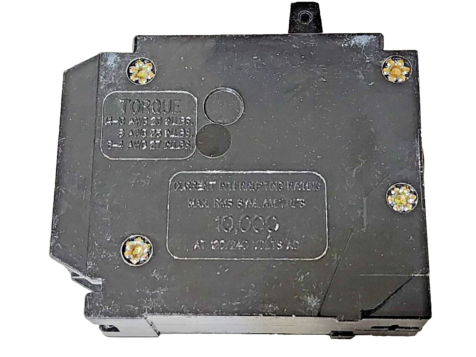 EATON BR2020, 2 Pole 20/20 Amp, 120/240Vac Plug-In, Type BRD & A Circuit Breaker
