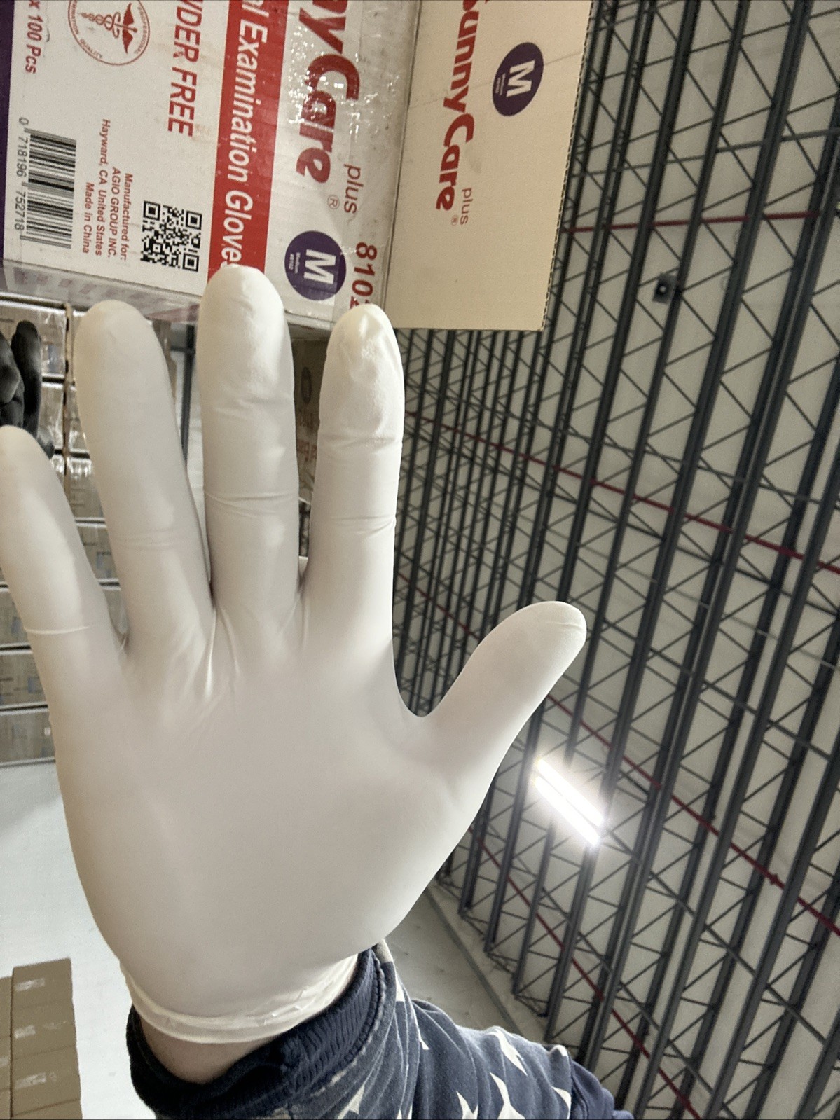 Sunny Care Nitrile Powder Free Exam Gloves Size Medium